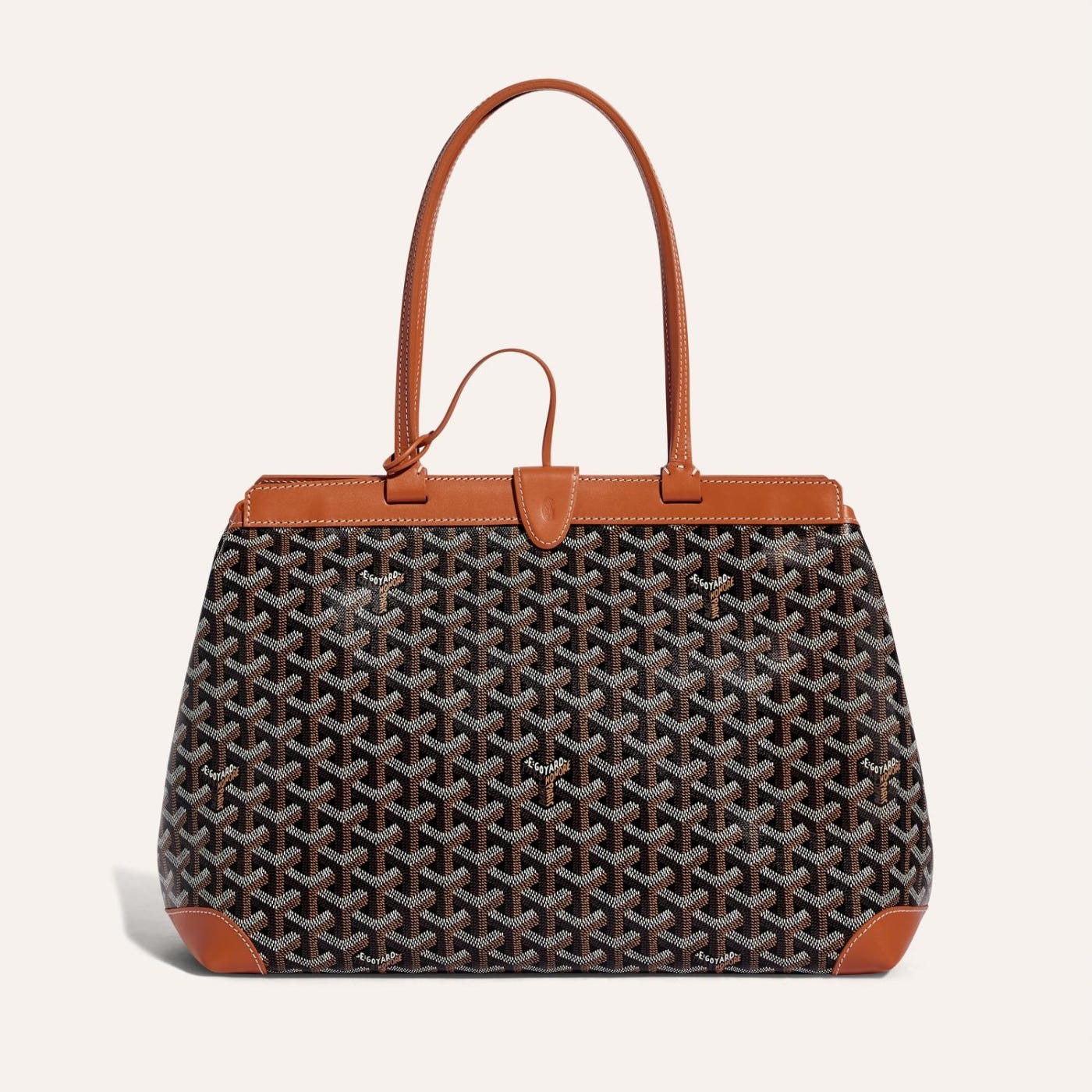 Goyard Bellechasse Biaude PM Bag Black and Brown - Image 1